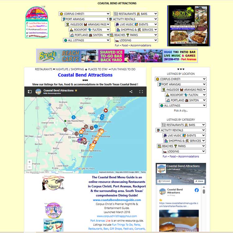 Coastal Bend Web Design, Development and Online Marketing